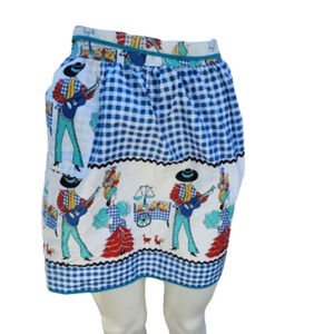 Vintage Western mariachi‎ band apron